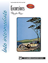 Excursions piano sheet music cover Thumbnail
